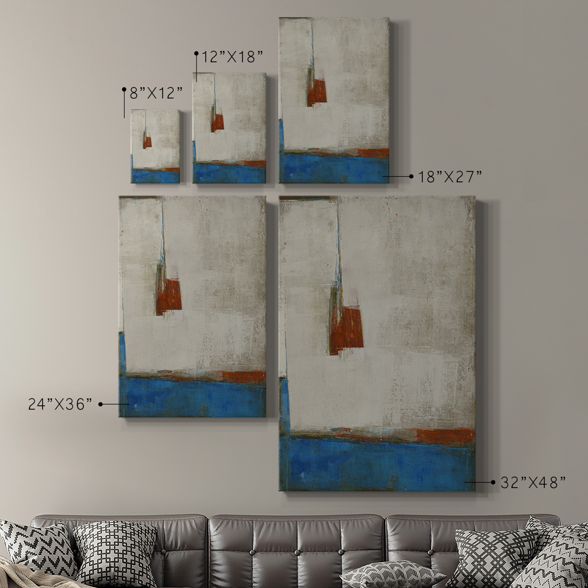 Take that Road Premium Gallery Wrapped Canvas - Ready to Hang