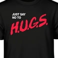thumbnail image 3 of Teelocity Say No to Hugs Graphic T-Shirt (Medium - Standard Fit, Black), 3 of 4