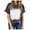 Dark Gray, variant on Fesfesfes Ladies Tops Women Tshirts Women's Summer Slim Loose Tiedye Crew Neck Short Sleeve T-Shirt Running Tops for Women 2XL(US:12)