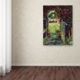 thumbnail image 3 of Trademark Fine Art "Wicket Garden Gate" Canvas Art by David Lloyd Glover, 3 of 3