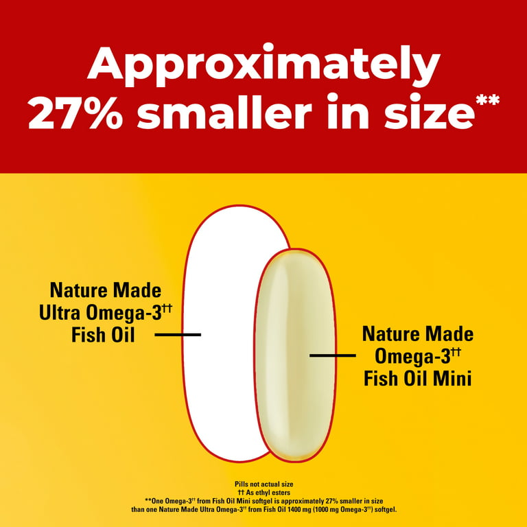 Nature Made 1,400mg Ultra Omega-3 Fish Oil
