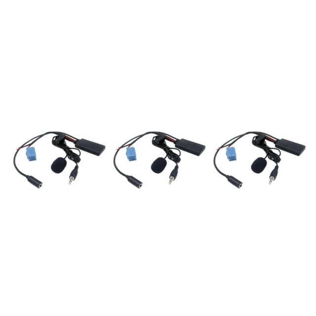 Seitruly Cable de entrada auxiliar Bluetooth 5.0 con micrófono auxiliar ISO de 8 pines para radio Blaupunkt Type1