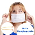 thumbnail image 3 of Eyeglasses Hanging Chain Glasses Mask Resin Hanging Rope Adults Kids Eyewear Attachment C1, 3 of 8