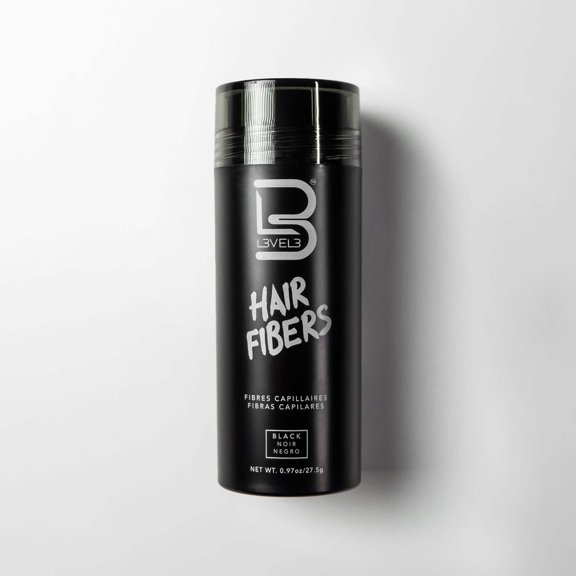 Hair Fibers - Black by L3VEL3 for Unisex - 0.97 oz Treatment