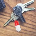 thumbnail image 4 of 5pcs Capsule Style Pill Cases with Key Chains Portable Pill Cases Pill Boxes, 4 of 7