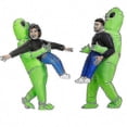 thumbnail image 1 of Inflatable Alien Halloween Costume - Fun & Unique Inflatable Costume for Adults & Kids, 1 of 5