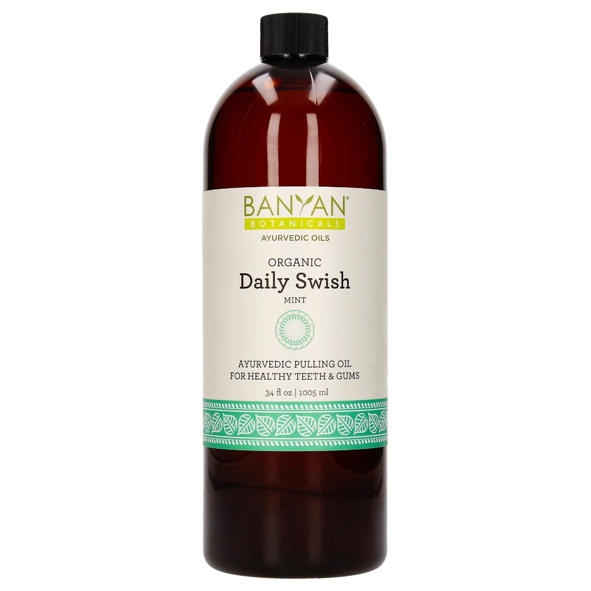 Banyan Botanicals Daily Swish Mint Organic Ayurvedic Oil Pulling