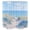 Blue, variant on Beach Shower Curtain, Pink Oil Painting Ocean Sky Summer Hawaiian Coastal Seagull Beachy Nature Landscape Scenery Seaside Fabric Polyester Waterproof Bath Shower Curtains Decor with Hook