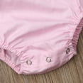 thumbnail image 6 of Douhoow Baby Girls Rompers Infant Sleeveless Sling Button Backless Jumpsuit 0-3Y, 6 of 6