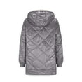 thumbnail image 5 of Lenago Plus Size Quilted Jackets for Women Solid Long Sleeved Hooded Jacket Packable Puffer Jacket(Gray S), 5 of 8