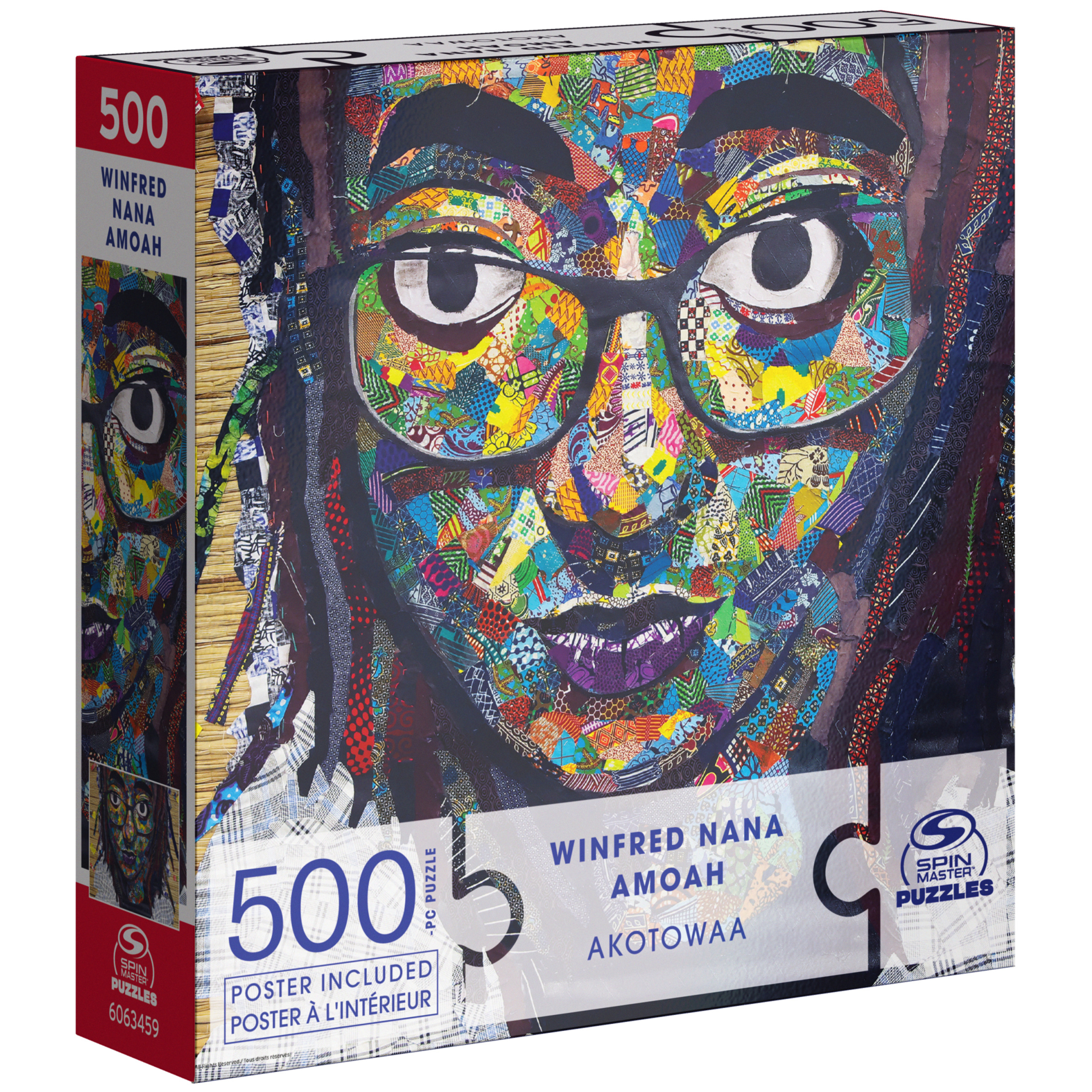 Spin Master Puzzles, Akotowaa 500pc Collage Jigsaw Puzzle