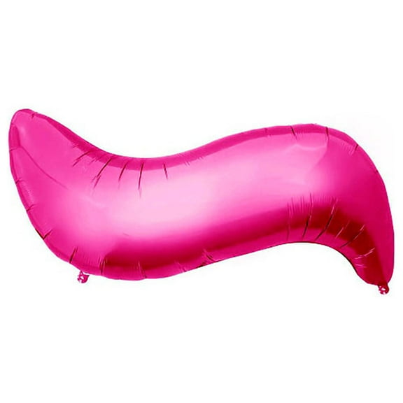 34 inch Tilde - Magenta Foil Mylar Balloon - Party Supplies Decorations