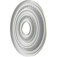 thumbnail image 4 of Ekena Millwork 16"OD x 3 1/2"ID x 1"P Cole Thermoformed PVC Ceiling Medallion (Fits Canopies up to 4 1/2"), Metallic Silver, 4 of 10