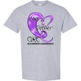 thumbnail image 3 of Inktastic Care, Support, Cure Alzheimers Awareness T-Shirt, 3 of 5