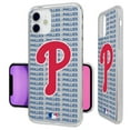 thumbnail image 3 of Philadelphia Phillies Text Backdrop Clear iPhone Case, 3 of 7