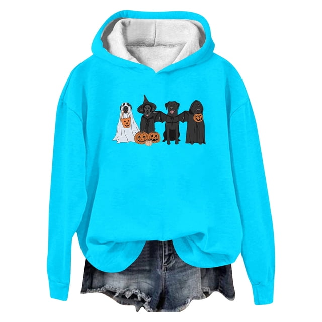 WEAIXIMIUNG Chandail en Molleton pour Femmes Col Rond Fermeture Éclair Mode Féminine Imprimé Lettre Chandail à Capuchon Décontracté Coupe Ample Pull Chandail en Molleton