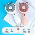 thumbnail image 4 of Advancent Mini ventilador de mano con carga USB, rociador de agua y aire, escritorio para estudiantes al aire libre Type2 NO2, 4 of 6