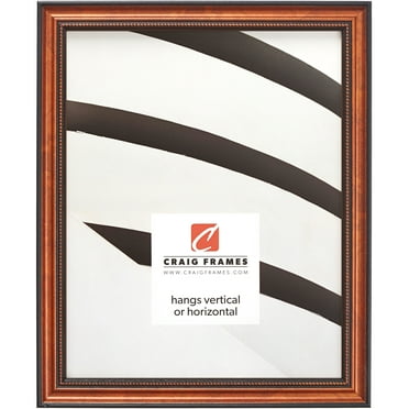 Craig Frames Stratton, 12x18 inch Picture Frame, Copper and Black