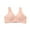 Khaki, variant on Bras for Women Plus Size Front Closure Full Coverage No Underwire Bras for Seniors Comfort Wireless Front Close Push up Bras with Back Support Lace Sleeping Everyday Bras