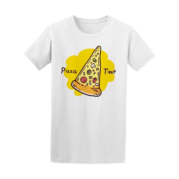 Pizza Time Drawing Tee Men's -Image by Shutterstock