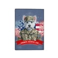 thumbnail image 2 of Happy Father's Day Honoring Veterans West Highland White Terrier in Army Uniform Travel Passport Wallet Westie Westy Dog Lover PU Leather Passport Holder Cover - 13007, 2 of 5