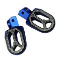 thumbnail image 4 of 2 Uds., Reposapiés para Motocicleta, Pedales, Reposapiés, Reemplazos para CRF 230, Motocicleta, Bici de La Suciedad Azul Soledad Pedales de motocicleta, 4 of 6