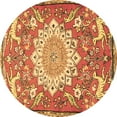 thumbnail image 1 of Ahgly Company Indoor Round Animal Brown Traditional Area Rugs, 4' Round, 1 of 4