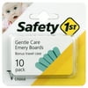 Safety 1st 10 Pack Emery Boards & Travel Case, Blue