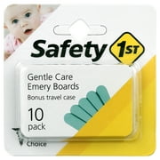 Safety 1st 10 Pack Emery Boards & Travel Case, Blue