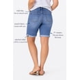 thumbnail image 3 of Ellos Women's Denim Bermuda Shorts Shorts, 3 of 6