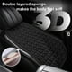 thumbnail image 4 of Cojín del respaldo del asiento del automóvil | Almohadilla de soporte ventilada universal | Diseño de flujo de aire elevado en 3D | Gel esponjoso de gasa transpirable | Calor refrescante y, 4 of 7