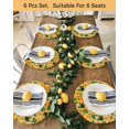 thumbnail image 4 of 15 Inch Round Placemats Set of 4, Saint Patrick's Day Non Slip Heat Insulation PP Table Mats, Orange Gnomes Hat Boot Rainbow Clovers Washable Place Mats for Kitchen Dining Party Table Decor, 4 of 7