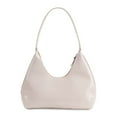 thumbnail image 2 of Spencer Small Crescent Shoulder Bag Underarm Purse PU Handbag with Zipper Closure Clutch for Women Casual Travel, Beige, 2 of 10