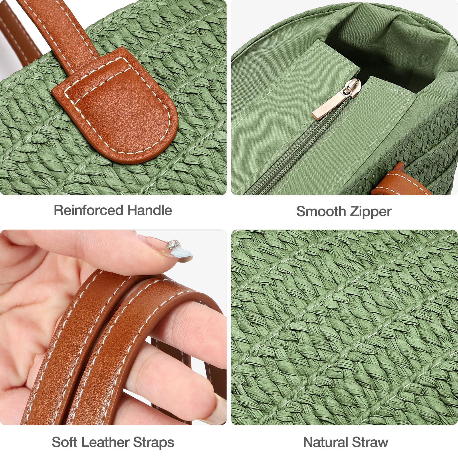 Crochet Tote Bag Beach Bags for Women Summer Bag Cute Beach Bag Mesh Beach Bag(khaki 3)