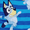 Bluey Stripe, variant on Character Toddler Boy Pajama Coat Set, 2-Pieces, Sizes 2T-4T