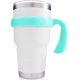 thumbnail image 1 of shiyou-Tumbler Handle for YETI 30oz Rambler Cup, Anti Slip Travel Mug Grip Cup Holder for Stainless Steel Tumblers, Yeti, Ozark Trail, Rtic, Sic and More Tumbler Mugs (Green), 1 of 4