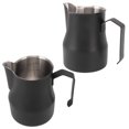 thumbnail image 1 of Milk Pitcher Cup 304 Stainless Steel  Mouth Scale Coffee Latte Pitcher Cup For Work Office How To Use, 1 of 8