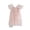 Pink, variant on Girls Flutter Sleeve Party Dress Sequin 3D Wing Mesh Ball Gown Dress