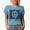 Baby Blue, variant on Feeling Lucky, St. Patrick's Day or Irish Themed, Groovy Retro Wavy Text Merch Gift, White T-Shirt, Small