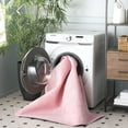 thumbnail image 3 of SAFAVIEH Loft Kalya Solid Machine Washable Area Rug, Pink, 9' x 12', 3 of 11
