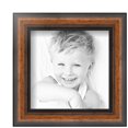 thumbnail image 2 of ArtToFrames 6" x 6" Mocha Ridge Walnut Accents Picture Frame, 6x6 inch Brown Wood Poster Frame (WOM-5273),  Pack, 2 of 7
