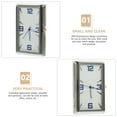 thumbnail image 6 of Car Self-adhesive Clock Car Decor Fluorescent Clock Clock for Dashboard Car Dashboard Cover Dashboard Adhesive Clock, 6 of 6