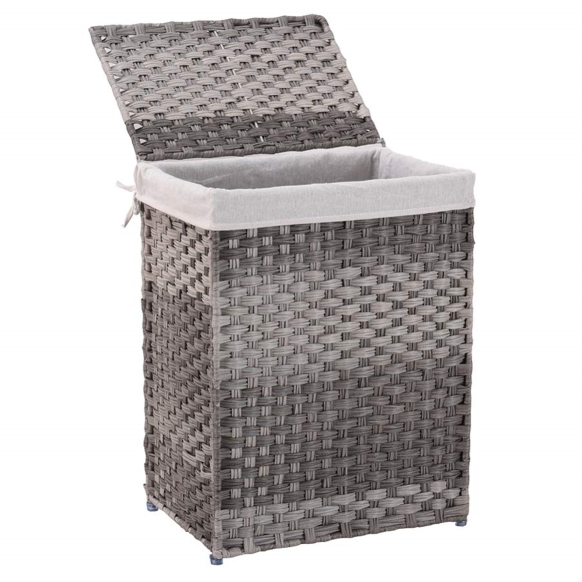 Mxfurhawa Waterproof Laundry Hampers with Lid, Gray