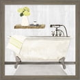 thumbnail image 2 of Great Art Now Farmhouse Bath Gray & Yellow by Tara Reed, 2 Piece Framed Art Set Each 13"W x 13"H, 2 of 3