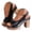 Black, variant on Pandaie Heeled Sandals for Women 2026 Open Toe Dressy Chunky High Heels Slingback Platform Wedge Mules Bridal Party Wedding Shoes Black 6.5