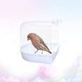 thumbnail image 3 of Caged Bird Bath Multi Cage Bird Bath Covered for Small Brids Canary Budgies Parrot, 3 of 9