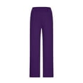 thumbnail image 4 of Roncen Women's Sporty Casual Jogger Pants - Elastic Waist Colorblock Trousers for Spring Summer, 4 of 6