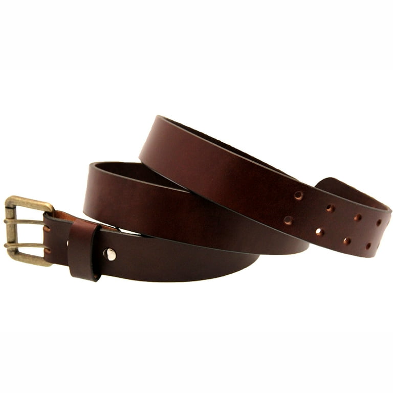 Orion Leather 1 1 2 Sunset Brown Harness Leather Belt Double Hole Walmart