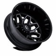 thumbnail image 3 of 20x8.25 Fuel Off-Road D875 Flux Black Brushed DUALLY REAR Wheel 8x210 (-246mm), 3 of 3