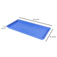 thumbnail image 3 of SUNPACK 10” x 20” Heavy Duty Shallow Plastic Seed Starting Tray, Blue, 1" - No Drainage Holes, Perfect for Greenhouses or Indoor Gardening, 3 of 3